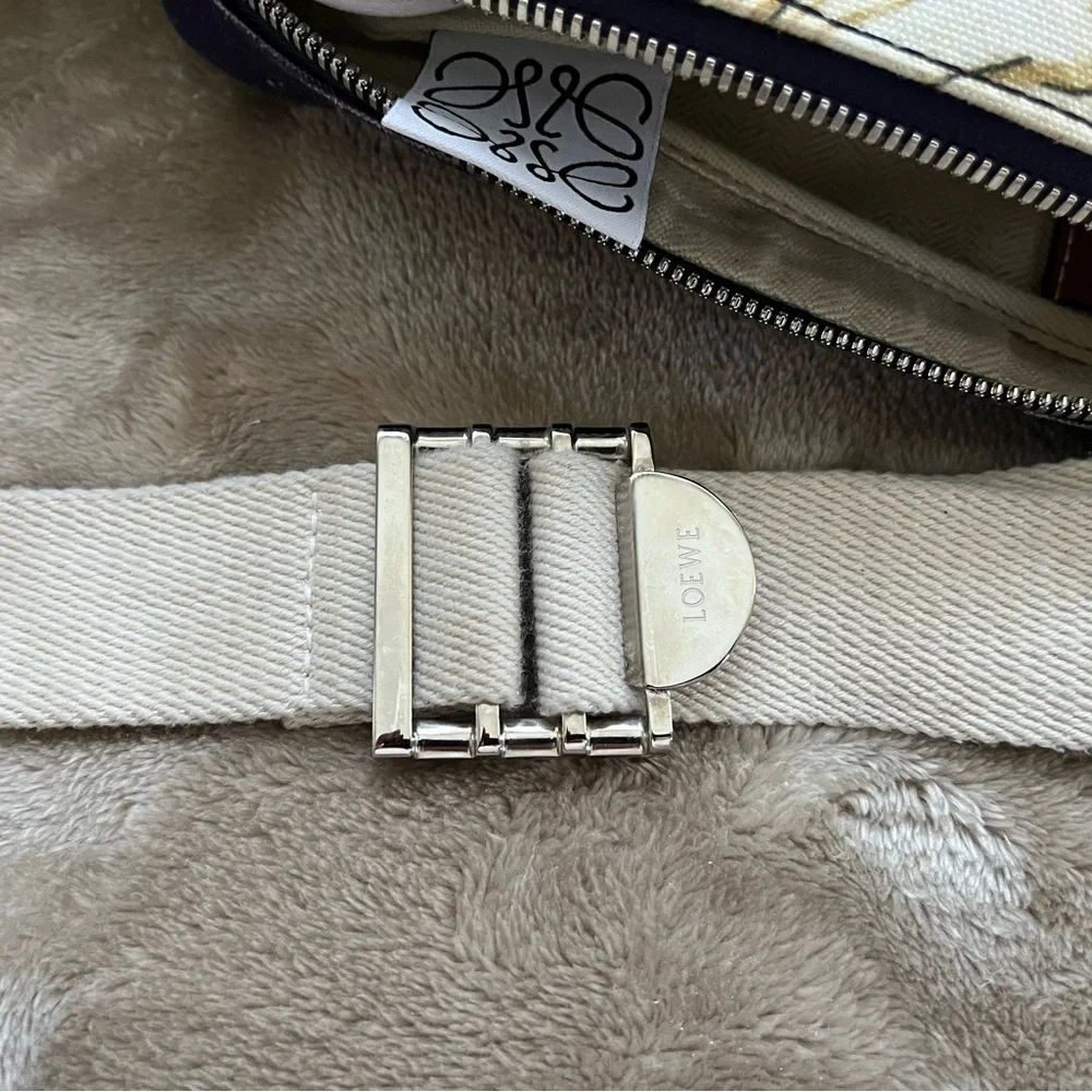 Loewe Paulas Ibiza Mermaid Blue and Brown Women's Crossbody Bag - Picture 13 of 13